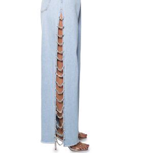 Covered In Diamonds Relaxed Jeans Sz 15